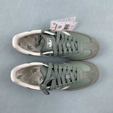 Cargar imagen en el visor de la galería, Adidas Samba OG Silver Chalk Green White Gum IE7011
