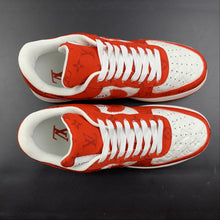 Cargar imagen en el visor de la galería, Louis Vuitton Trainer Snaker x Air Force 1 White Red LK0233
