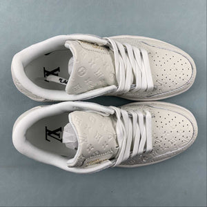 Off-White x Travis Scott x LV x Air Jordan 1 Low White MS0232