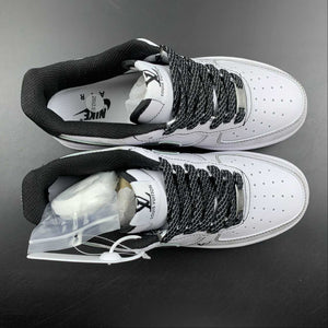LV x Air Force 1 07 Low White Black Metallic Silver BS8805-602