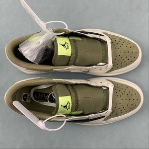 Travis Scott x Air Jordan 1 Low OG Brown Yellow Green DM7866-603