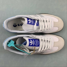Cargar imagen en el visor de la galería, Adidas Samba OG Core White Halo Blue Gum ID2055
