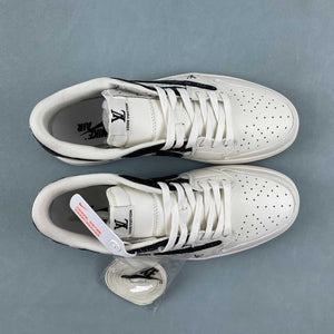 Fragment Design x Travis Scott x Air Jordan 1 Low OG SP LV White Black Black LX1988-600