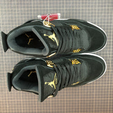 Cargar imagen en el visor de la galería, Air Jordan 4 Retro Royalty Black Gold 308497-032
