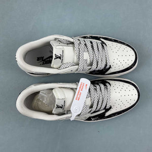 Fragment Design x Travis Scott x Air Jordan 1 Low OG SP LV Off White Black SJ2068-008