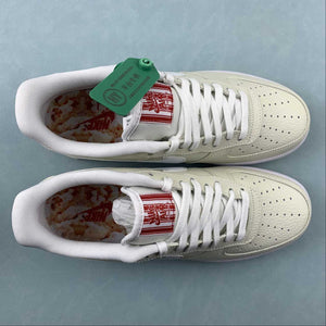 Air Force 1 Low Popcorn Coconut Milk White University Red CW2919-100