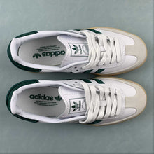 Cargar imagen en el visor de la galería, Adidas Samba Vegan Cloud White Dark Green Gum ID0440
