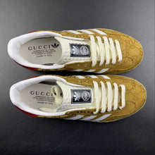 Cargar imagen en el visor de la galería, Adidas x Gucci Gazelle Brown White Red
