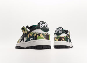 BAPE Sk8 STA Camouflage Black White