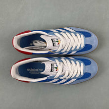 Cargar imagen en el visor de la galería, Adidas Gazelle Indoor Olympic Pack Blue Red Gum IF9643
