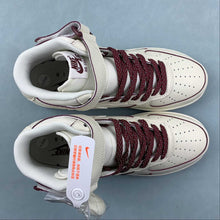Cargar imagen en el visor de la galería, Air Force 1 07 Mid Off White Dark Red SG2356-803
