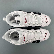 Cargar imagen en el visor de la galería, Air More Uptempo Low White Black-Varsity Red FZ3055-105
