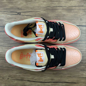 BAPE Sk8 STA Orange Pink Grey