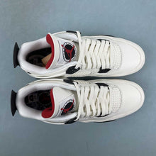 Cargar imagen en el visor de la galería, Air Jordan 4 Retro Flight Club Sail Black University Red IM4002-100
