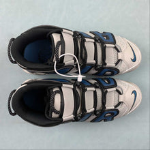 Cargar imagen en el visor de la galería, Air More Uptempo Industrial Blue Pure Platinum Burnished Teal FD5573-001
