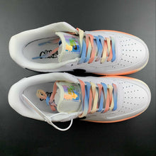 Cargar imagen en el visor de la galería, Air Force 1 07 Low White Pink Blue Black DJ4679-101
