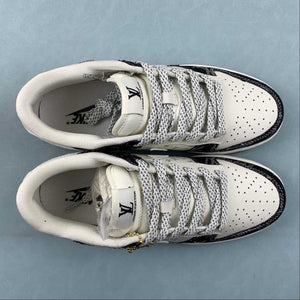 LV x SB Dunk Low 2024 White Black Gold FC1688-163