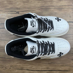 Chrome Hearts x Air Force 1 07 Low Rice White Black DM0119-422