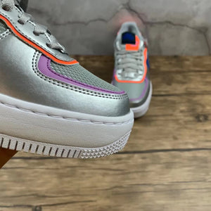Air Force 1 Shadow Metallic Silver Fuchsia Glow CW6030-001