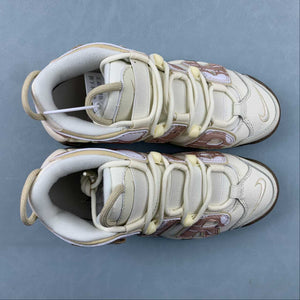 Air More Uptempo GS Coconut Milk Team Gold Gum Dark Brown DX1939-100
