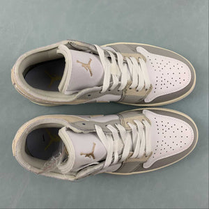 Air Jordan 1 Low SE Craft Inside Out Tech Grey Light Orewood Brown Sail DN1635-002