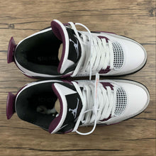 Cargar imagen en el visor de la galería, Air Jordan 4 Retro PSG Paris Saint Germain White Neutral Gray Black CZ5624-100
