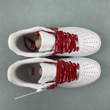 Cargar imagen en el visor de la galería, Supreme x Air Force 1 07 Low White Red CU9225-010
