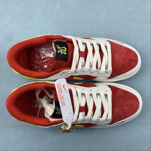 SB Dunk Low Year of the Dragon Red Yellow Off White FC1688-161