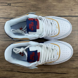 Air Force 1 Shadow White Yellow University Red Blue CJ1641-300