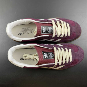 Adidas x Gucci Gazelle Purple Red White
