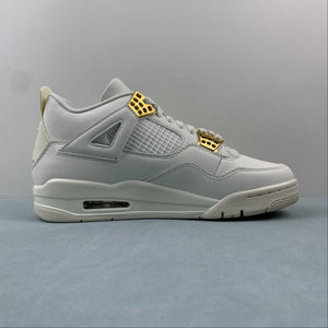Air Jordan 4 Retro Sail Metallic Gold Black AQ9129-170