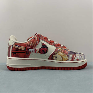 Air Force 1 07 Low Slum Dunk Red Rice White SD1990-111