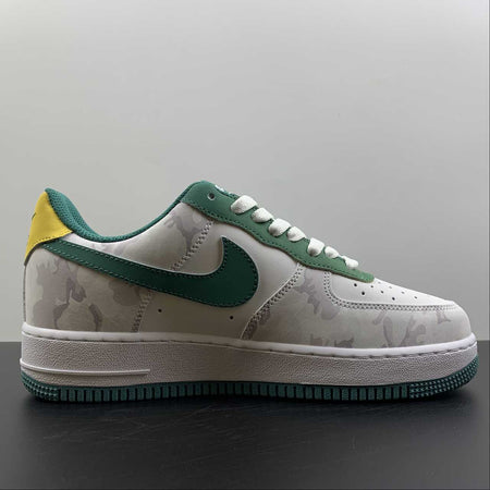 Air Force 1 Low White Dark Green Yellow AF1234-009