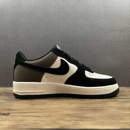 Air Force 1 07 Low Mocha Black White YG5063-203