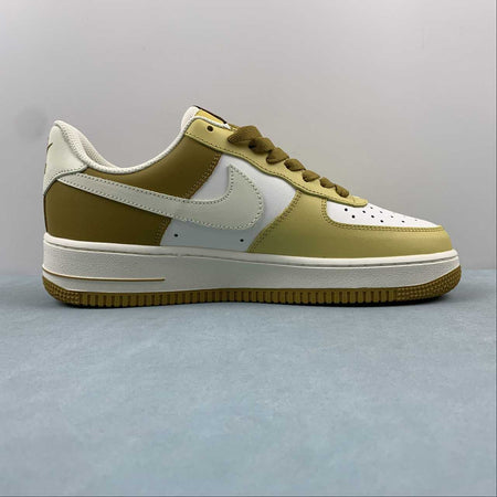 Air Force 1 07 Low Bronzine Saturn Gold Coconut Milk Sail FZ4034-716