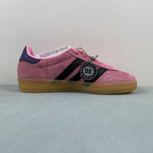 Cargar imagen en el visor de la galería, Adidas Gazelle Indoor Bliss Pink Core Black Collegiate Purple IE7002
