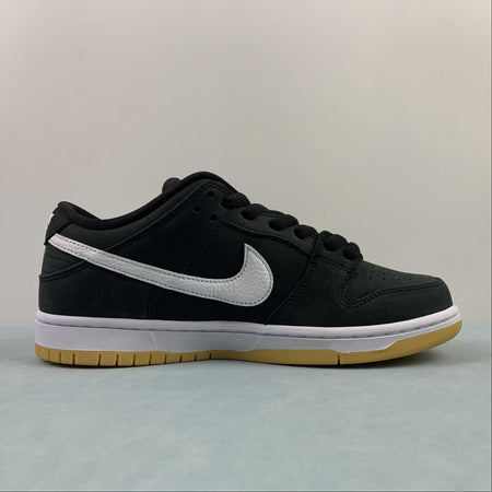 SB Dunk Low Black White Gum Light Brown CD2563-006