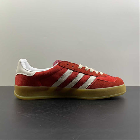 Adidas x Gucci Gazelle Red Velvet White