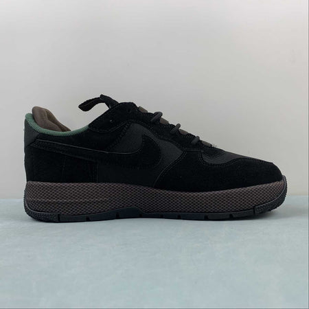 Air Force 1 Low Wild Black Velvet Brown Cedar Campfire Orange FB2348-001