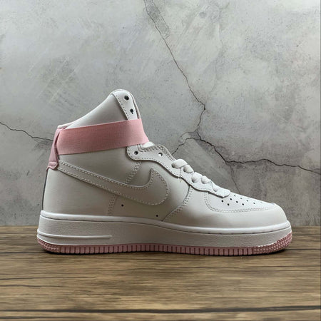 Air Force 1 07 Mid Summit White & Pink Women's CD6916-102