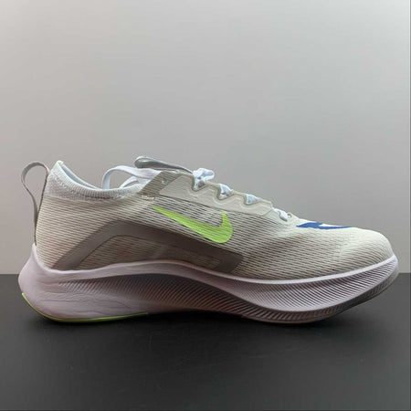 Zoom Fly 4 Summit White imperial Blue-Lime Glow CT2392-100