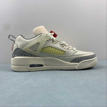 Cargar imagen en el visor de la galería, Air Jordan Spizike Low Off White Gray Yellow Red FQ1579-100
