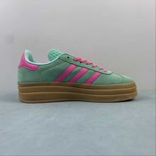 Cargar imagen en el visor de la galería, Adidas Gazelle Bold Pulse Mint Screaming Pink Gum M2 H06125
