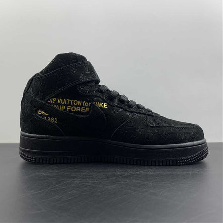 Air Force 1 07 Mid X Louis Vuitton Black 1A9HD7