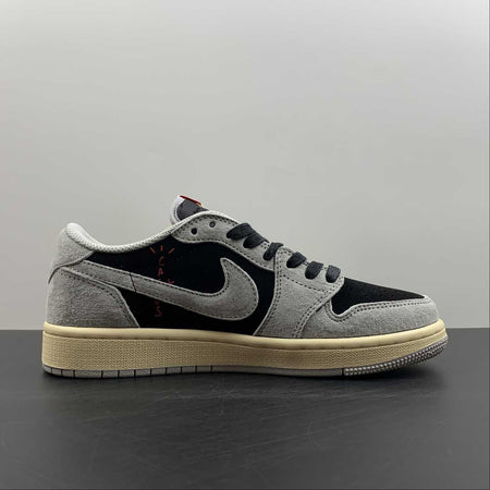 Air Jordan 1 Retro Low OG SP “Travis Scott” Black Sail-Phantom DM7866-001