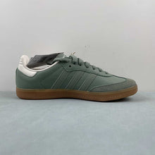 Cargar imagen en el visor de la galería, Adidas Samba OG Silver Chalk Green White Gum IE7011
