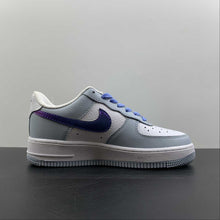 Cargar imagen en el visor de la galería, Air Force 1 07 Low White Grey Bright Blue CW1888-609
