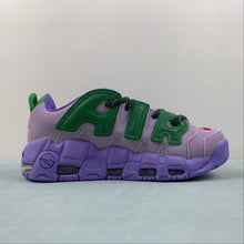 Cargar imagen en el visor de la galería, Air More Uptempo Low x AMBUSH Lilac Apple Green University Red FB1299 500
