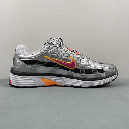 Nike P-6000 White Metallic Platinum Hyper Crimson Laser Fuchsia BV1021-100