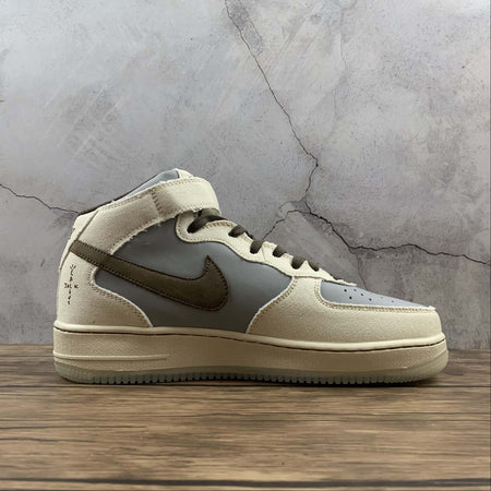 Air Force 1 07 Mid TS PS5 Beige Grey Brown BQ5828-202